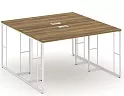 Рабочая станция на металлокаркасе двухсторонняя