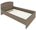 Кровать с ортопедическим основанием и изголовьем